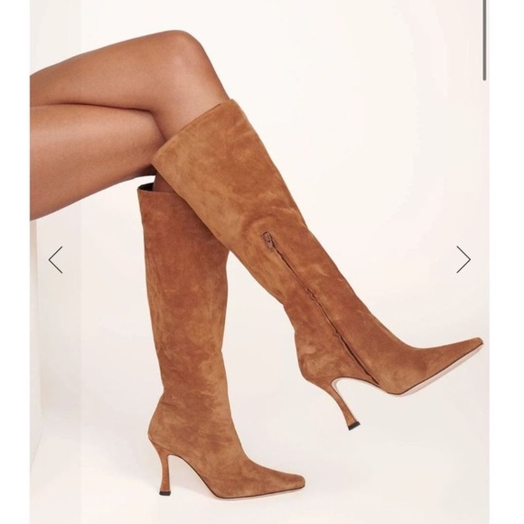NWT STAUD KNEE HIGH BOOT - TAN SUEDE - 37 - Picture 8 of 10